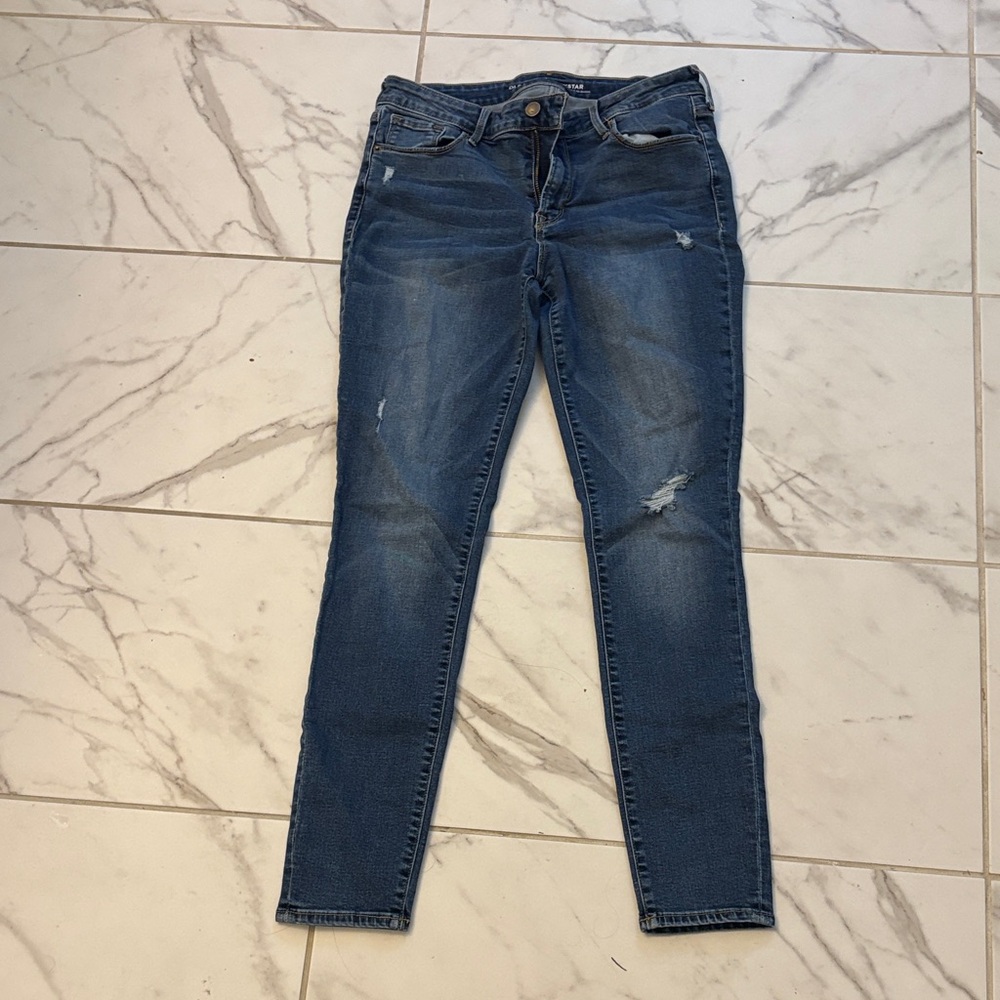 Old Navy Women's Dark Blue Skinny Jeans